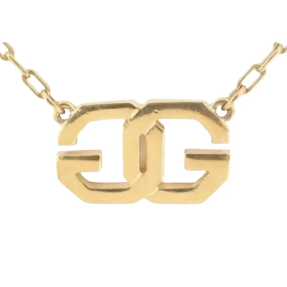 Givenchy Gold plated Vintage GG logo Necklace - Picture 3 of 3